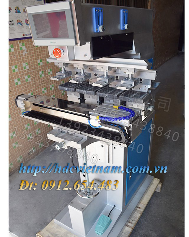 Máy in Tampon 4 màu khay mực